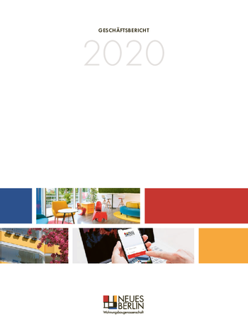 Titel Geschäftsbericht 2020 NEUES BERLIN